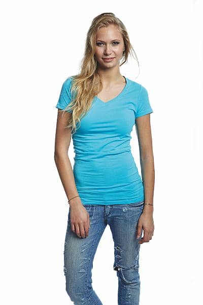 Long Stretch V-neck