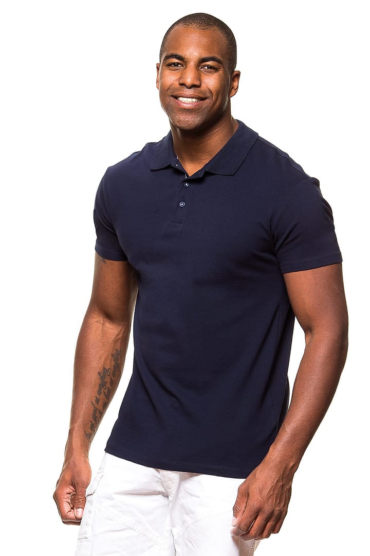 Stretch Polo set forfra